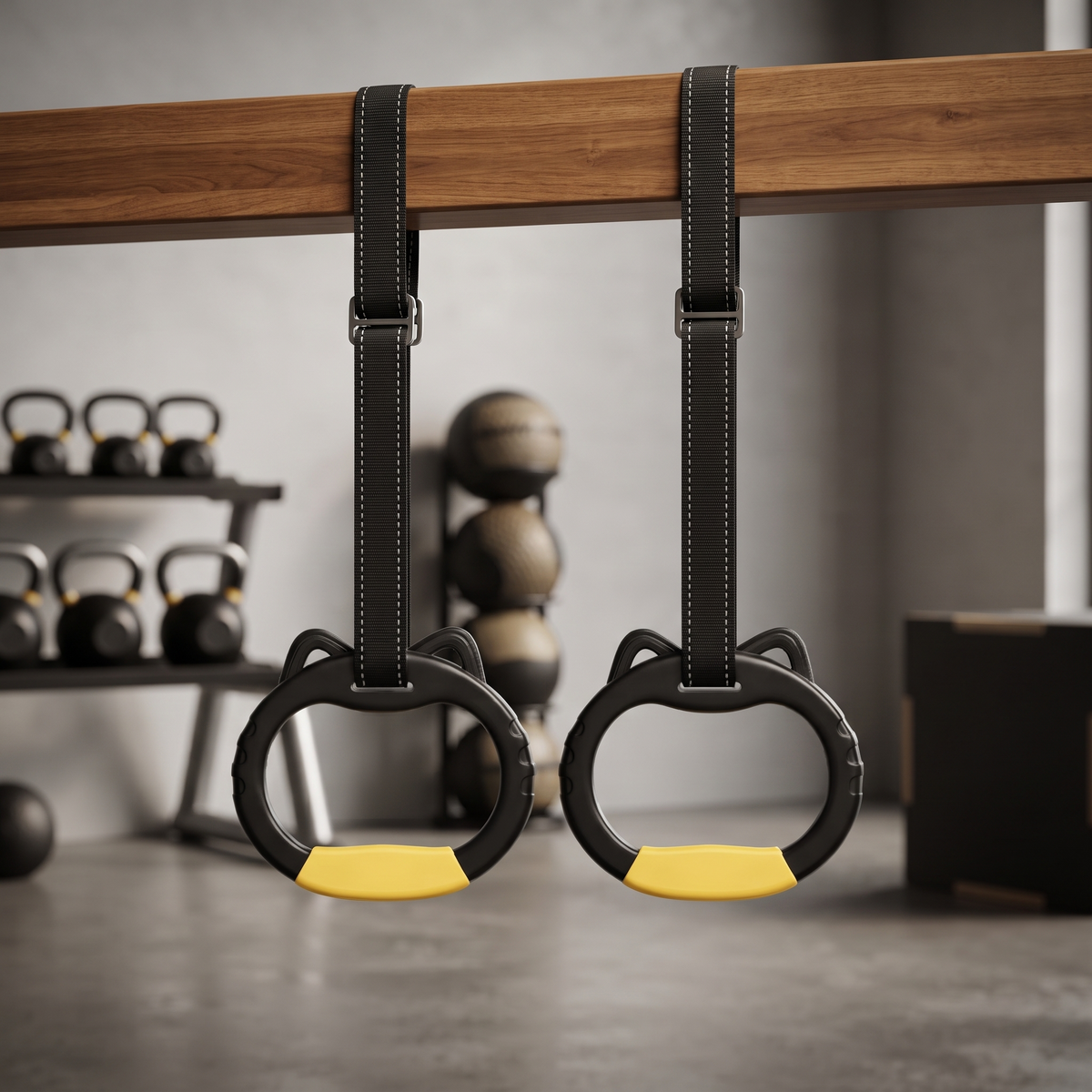 Anneaux de Gymnastique Suspendus Réglables