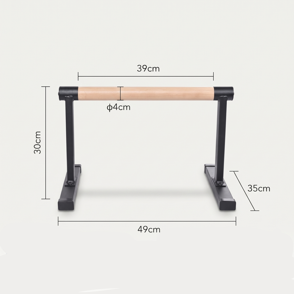 Barres Parallèles en Bois pour Fitness