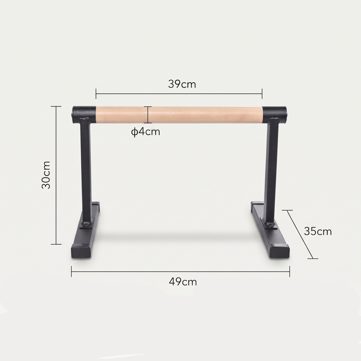 Barres Parallèles en Bois pour Fitness