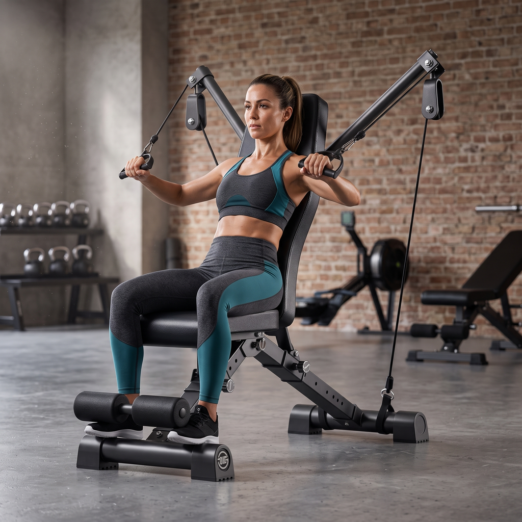 Banc de Musculation avec Poulies