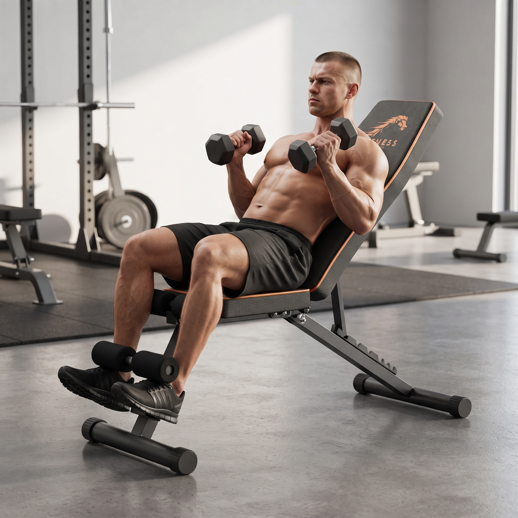 Banc de musculation inclinable