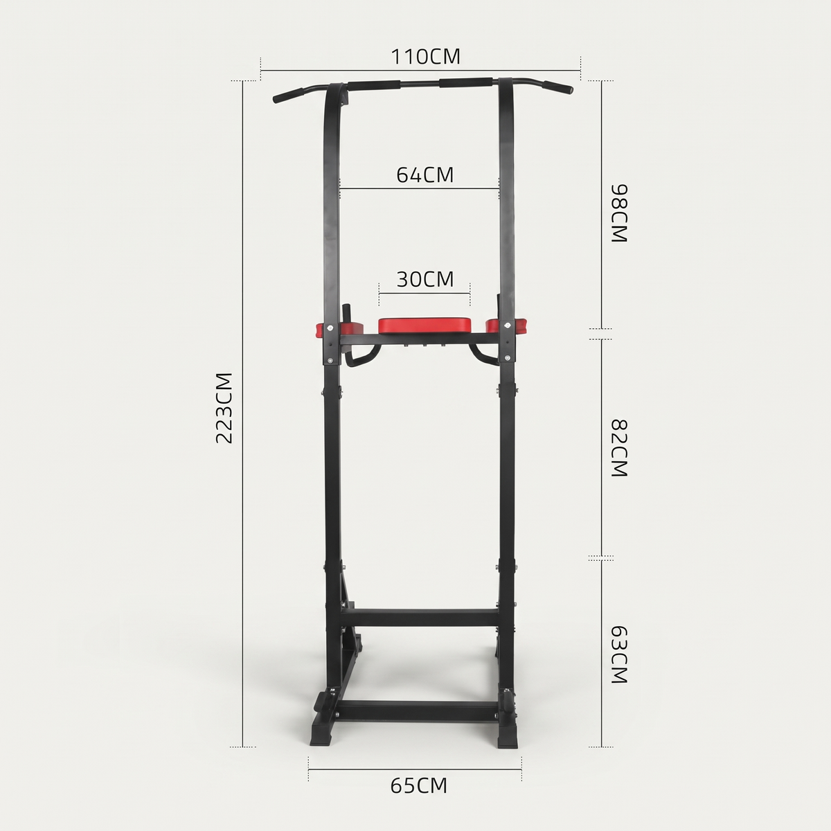 Station de Traction et Dips Multifonction
