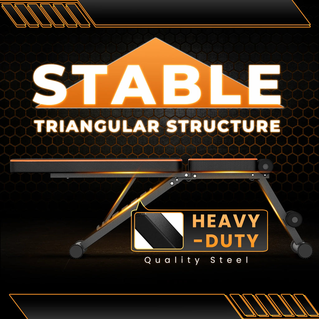 Banc de Musculation Pliable Réglable