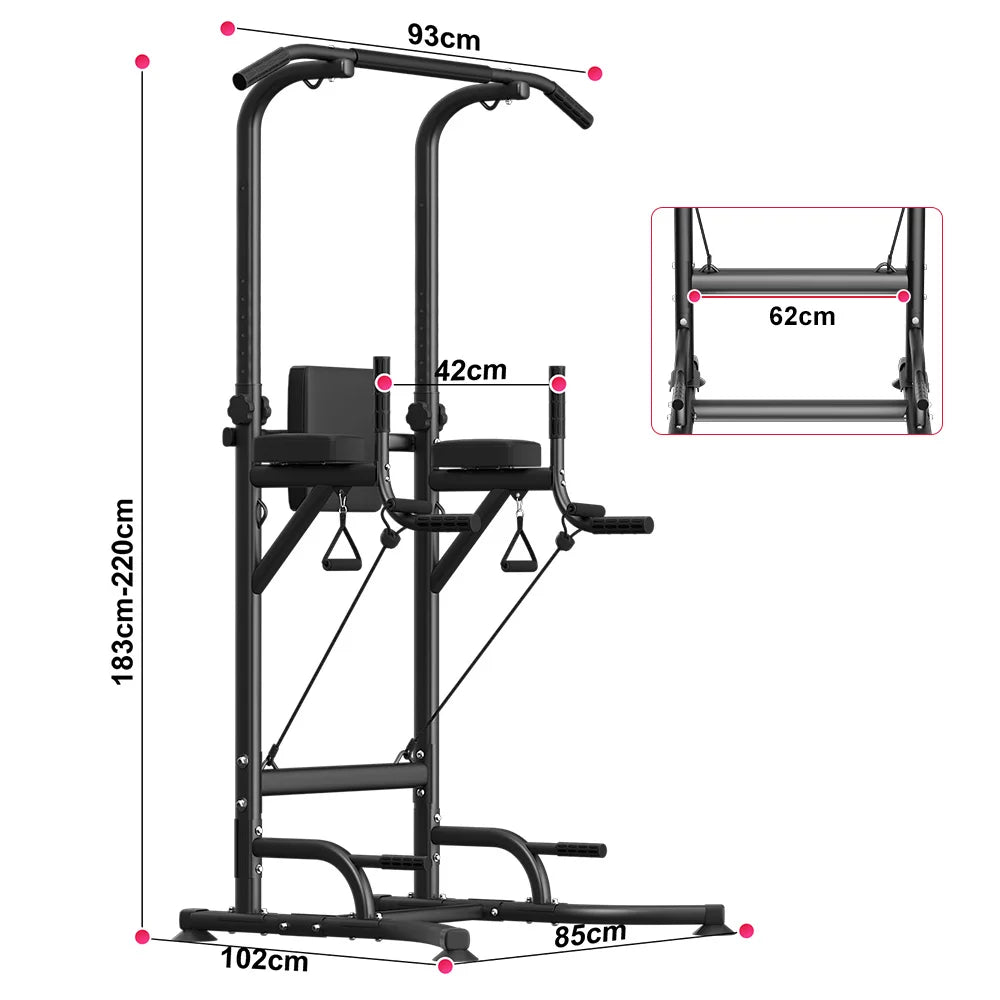 GartistGO Power Tower multifunctional dips Station for House, Drawbar, bodybuilding and abdominal exercises for the sport