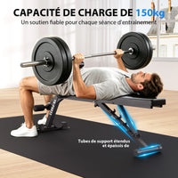 Banc de Musculation Multifonction Réglable