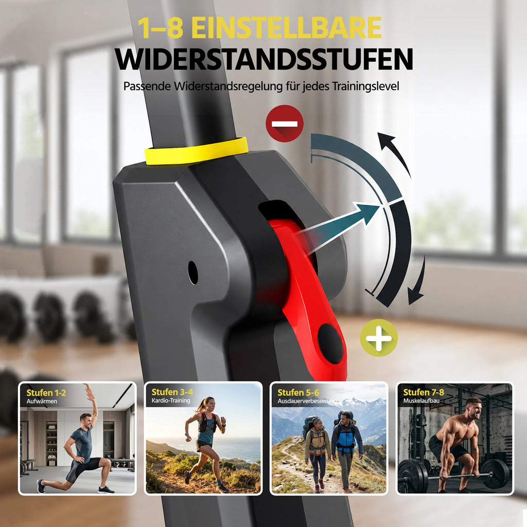Indoor Stationary Exercise Bike with Smart APP, Ultra Quiet Spinning Bike, Adjustable Resistance, LCD Monitor & Heart Rate Sensor, Max Weight Capacity 160kg Home Fitness Cycling Bike