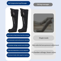 Air Compression Leg Massage Boots Pneumatic Circulation Therapy Device Rechargeable Used To Alleviate Leg Pain And Relax Muscle