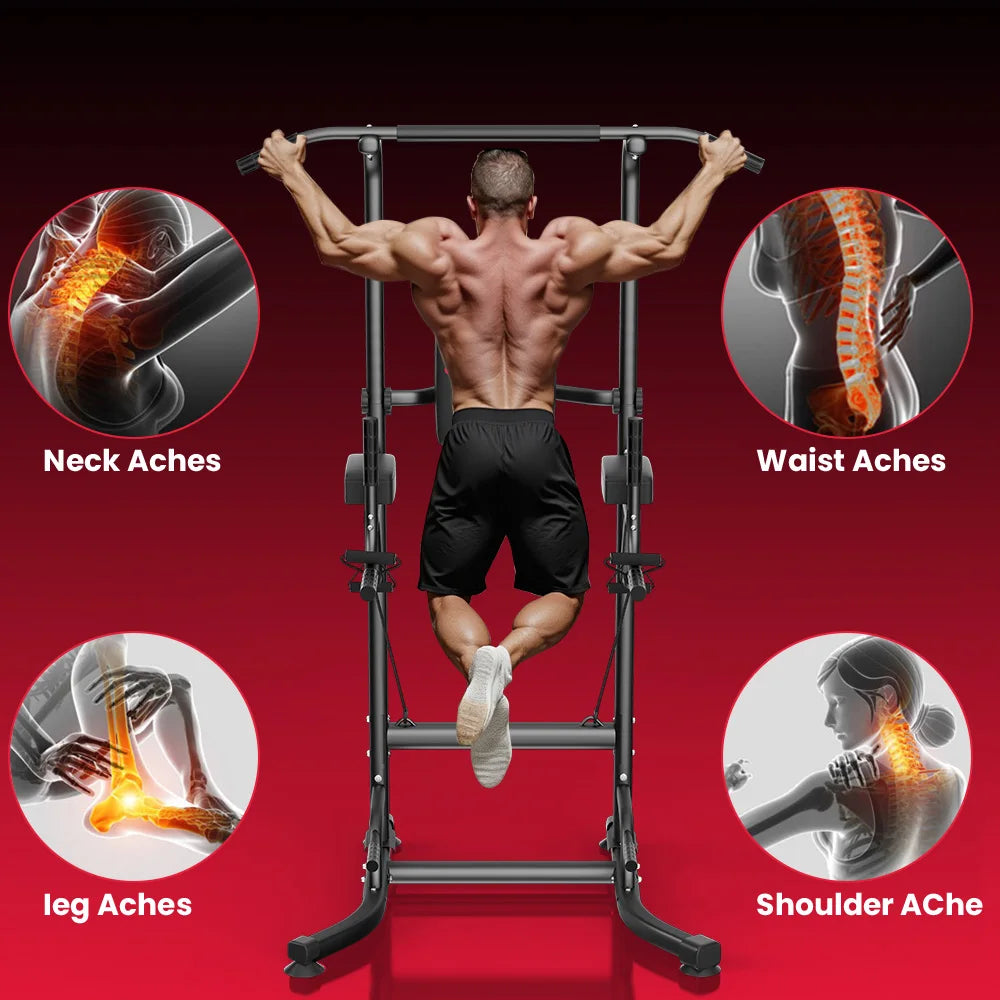 GartistGO Power Tower multifunctional dips Station for House, Drawbar, bodybuilding and abdominal exercises for the sport