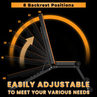 Banc de Musculation Pliable Réglable