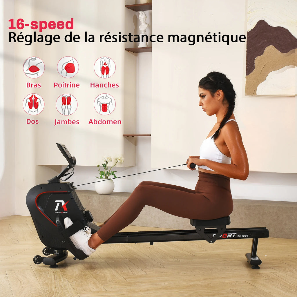 Rameur Magnétique Pliable