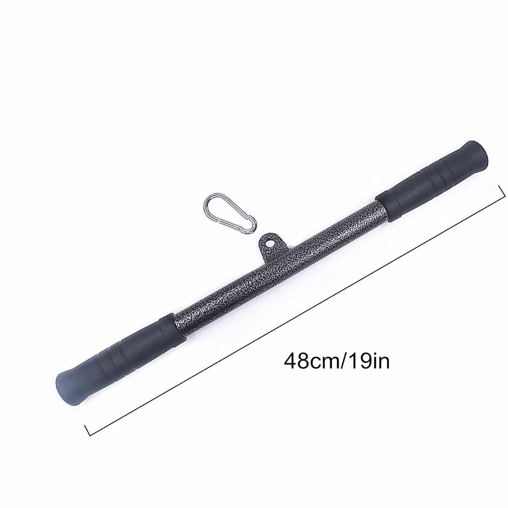 Fitness Straight Bar LAT Pull Down Bar Cable Machine Attachment Tricep Press Down Accessories for Home Gym Workout Training