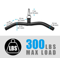 Fitness Straight Bar LAT Pull Down Bar Cable Machine Attachment Tricep Press Down Accessories for Home Gym Workout Training