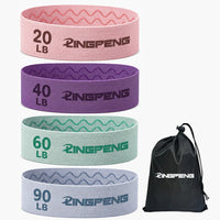 Fabric Elastic Fitness Resistance Bands Yoga Pilates Hip Circle Expander Bands Gym Training Loops Yoga Workout Equipment