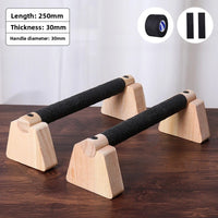 Parallettes en Bois pour Pompes et Calisthénie