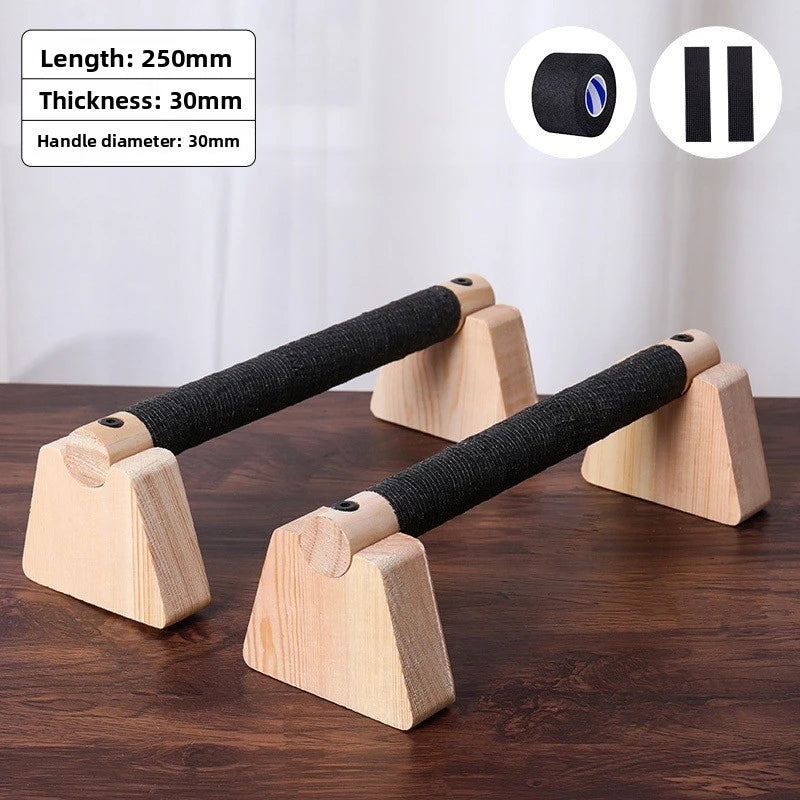 Parallettes en Bois pour Pompes et Calisthénie