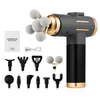 Electric Fascia Gun 99 Levels Deep Tissue Muscle Massage Gun High-Frequency Vibration for Shoulder Waist Leg Body masajeador