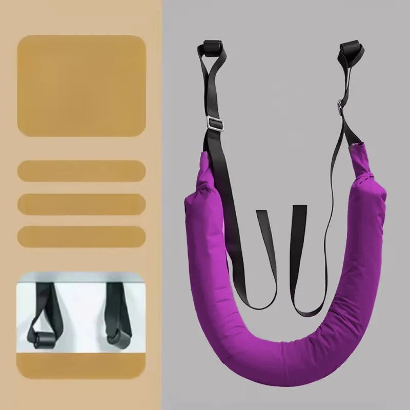 Lumbar Traction Belt for Spinal Stretching - Household Lumbar Suspension Strap, Pull-up Bar Stretcher,Ideal for Home Lumbar Care