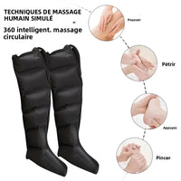 Air Pressure Leg Massager Foot Massage Boots Kneading Squeeze Deep Relaxation Calf With Remote Control