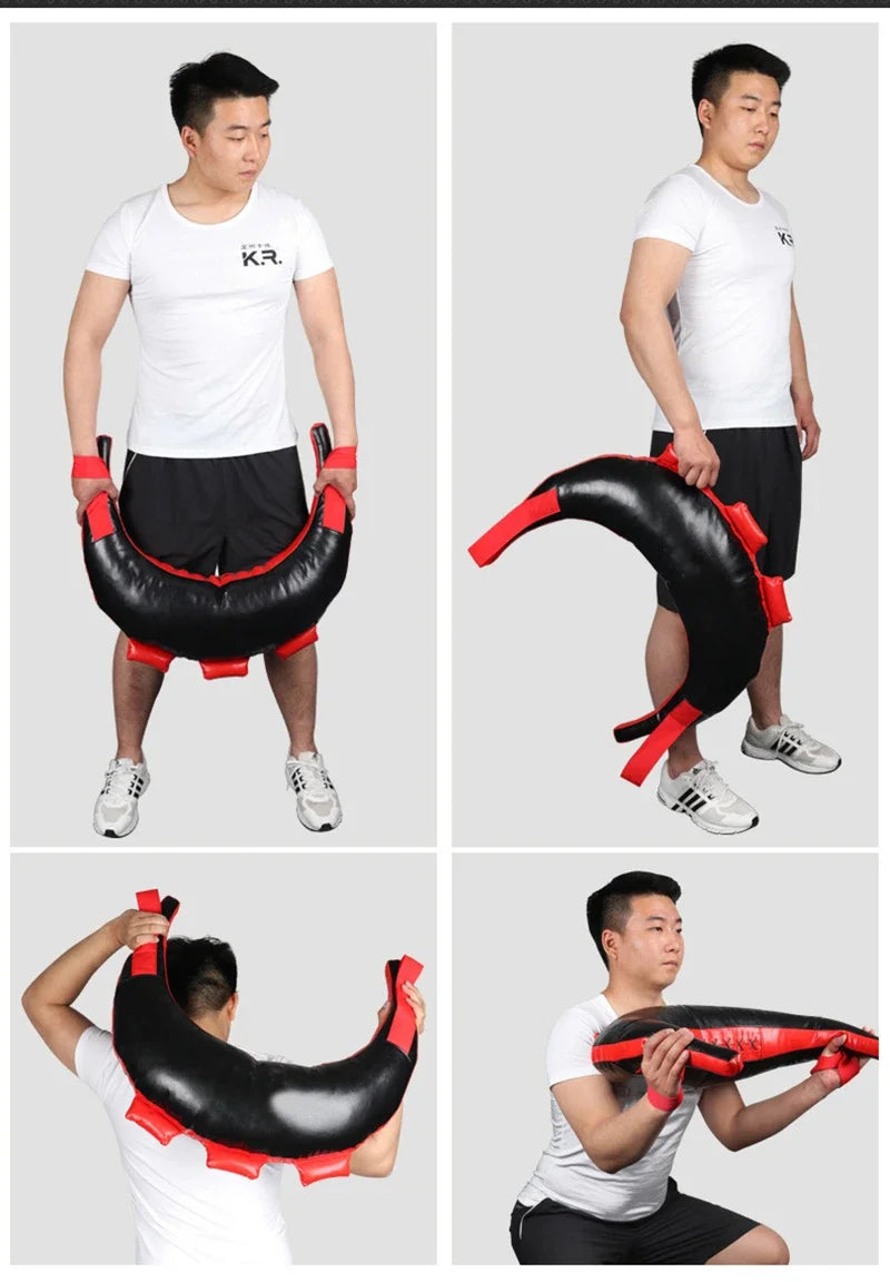 Bulgarian Power Bag PU Sandbag Boxing Training Bulgarian Bag Muay Thai Training Sanda Sandbag MMA Punching Boxing Power Bag Men