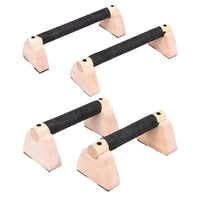 Parallettes en Bois pour Pompes et Calisthénie