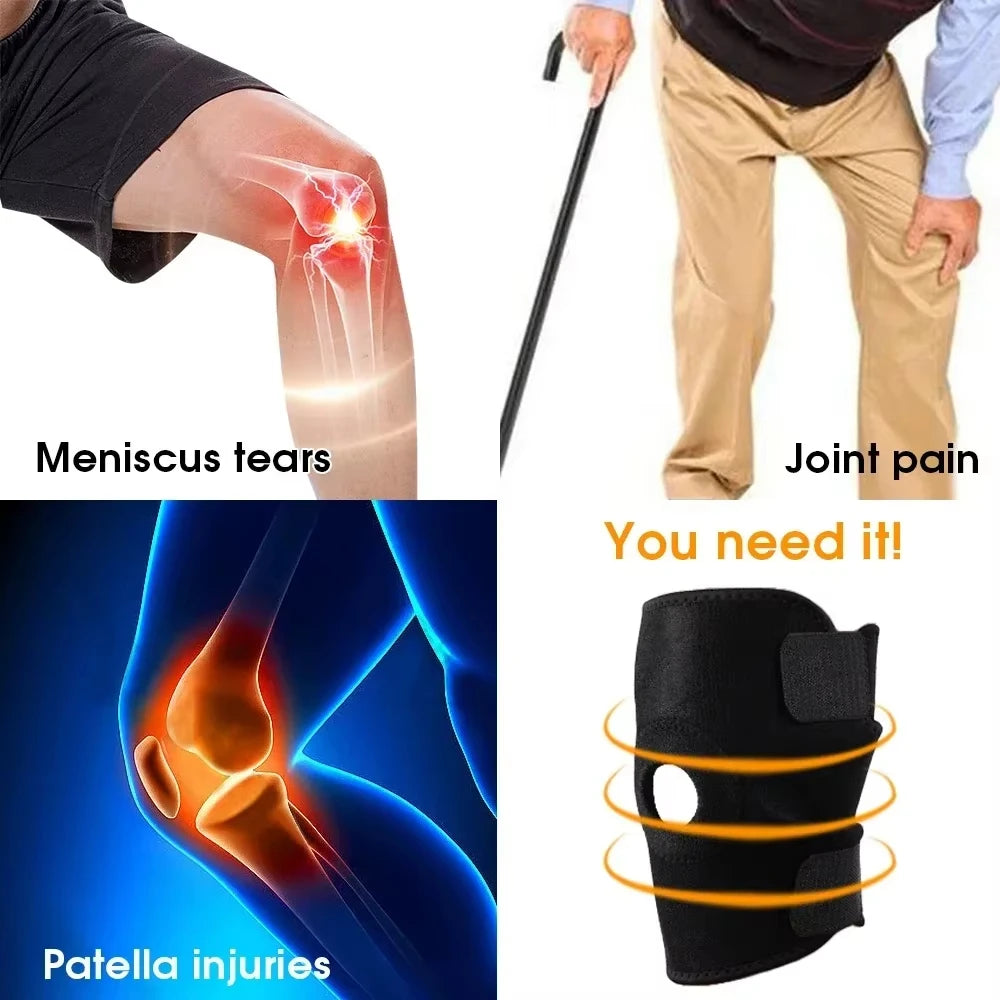 1 piece of sports and fitness knee pad, knee cap with adjustable knee support