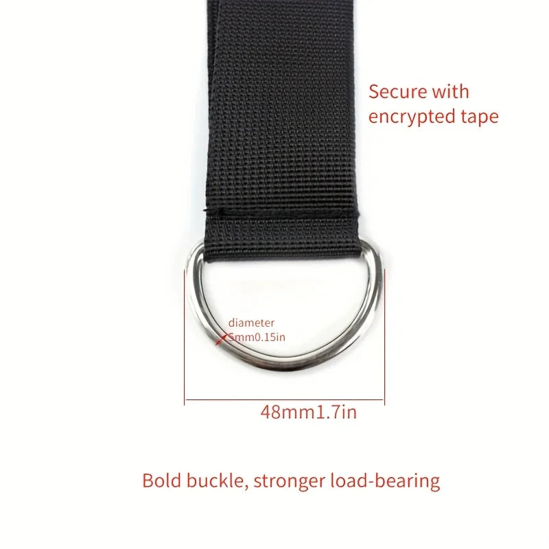 Home GymFitness Arm Training Rope Back Muscle Strength Pull Band Lengthened Extension Strap with Durable Non Slip Fitness Handle