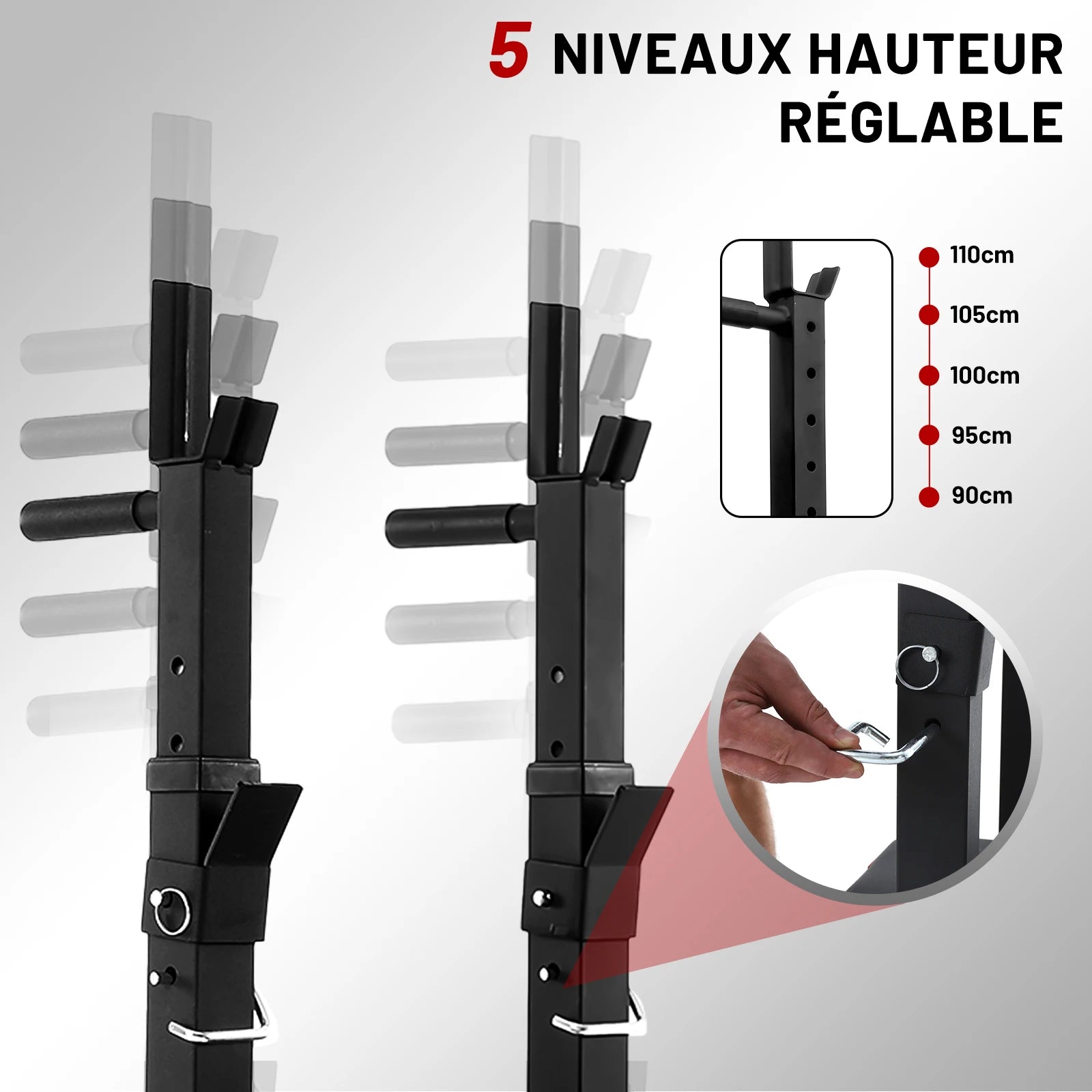 Banc de Développé Couché Pliable