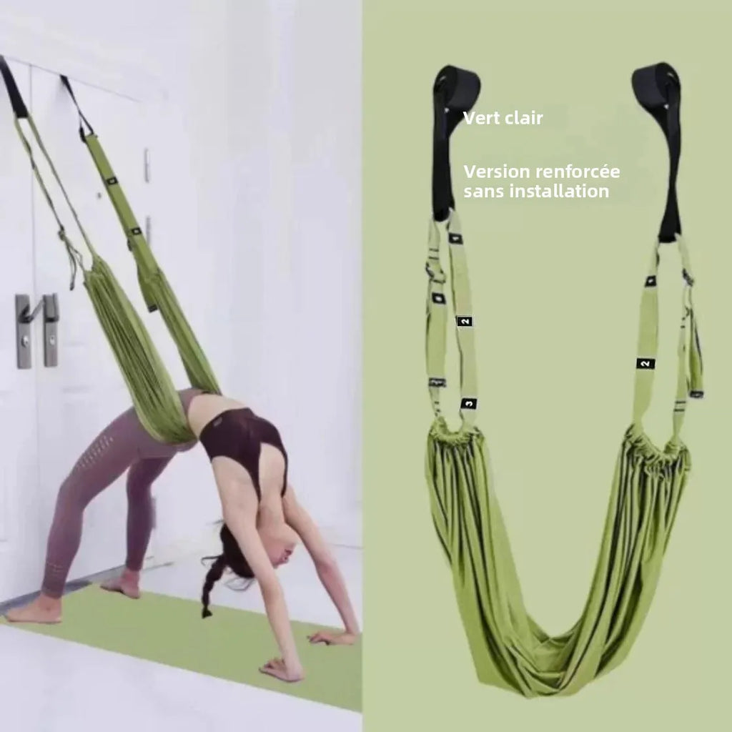 Aerial Strap Aerial Strap Elastic Strong Bearing Capacity Folding Leg Stretcher Strap Flexibility Trainer Flexibility Trainer