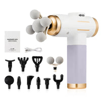 Electric Fascia Gun 99 Levels Deep Tissue Muscle Massage Gun High-Frequency Vibration for Shoulder Waist Leg Body masajeador