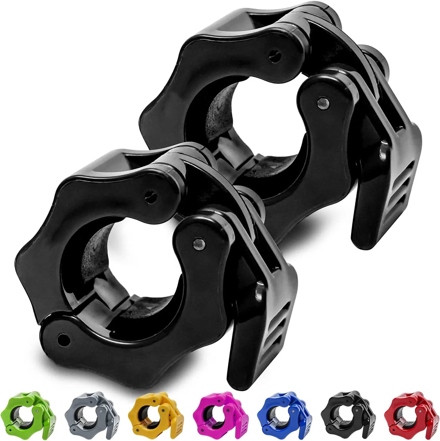 Spinlock Collars Barbell Collar Lock Dumbell Clips Barbell Clamps Weight Lifting Bar Gym Dumbbell Fitness Strength Training