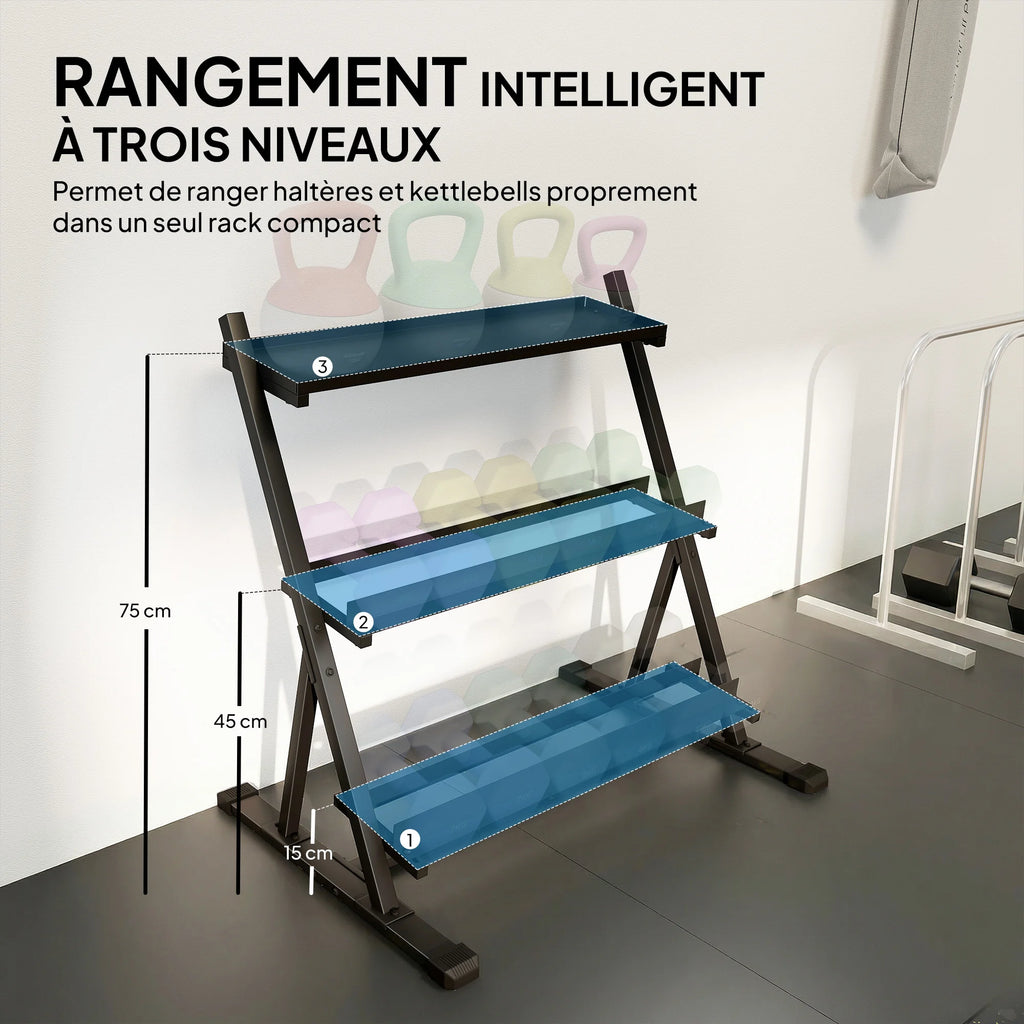 Rack de Rangement Musculation