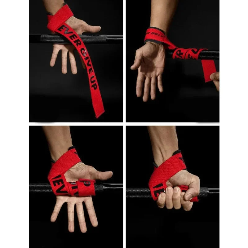 Fitness Lifting Wrist Strap Brace for Weightlifting Crossfit Bodybuilding Support Kettlebell Dumbbell Weights Strength Workout