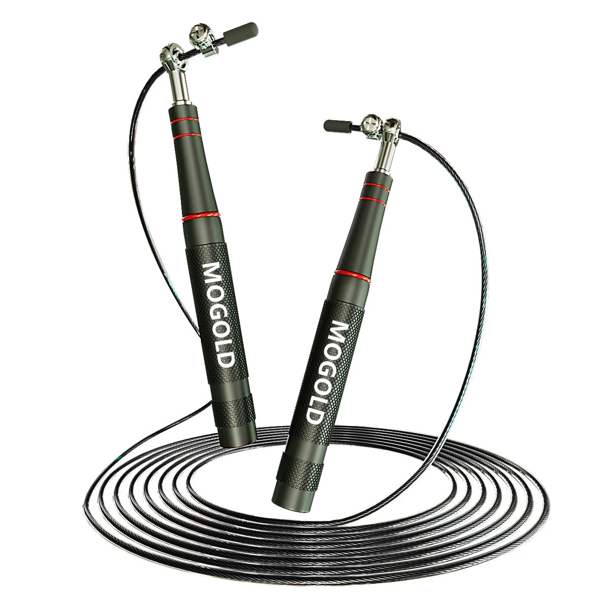 Steel wire skipping rope fitness sports equipment bearings skipping rope middle school students training aluminum alloy