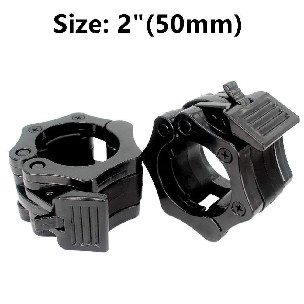 Spinlock Collars Barbell Collar Lock Dumbell Clips Barbell Clamps Weight Lifting Bar Gym Dumbbell Fitness Strength Training