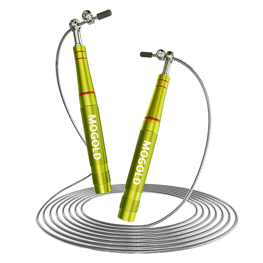 Steel wire skipping rope fitness sports equipment bearings skipping rope middle school students training aluminum alloy