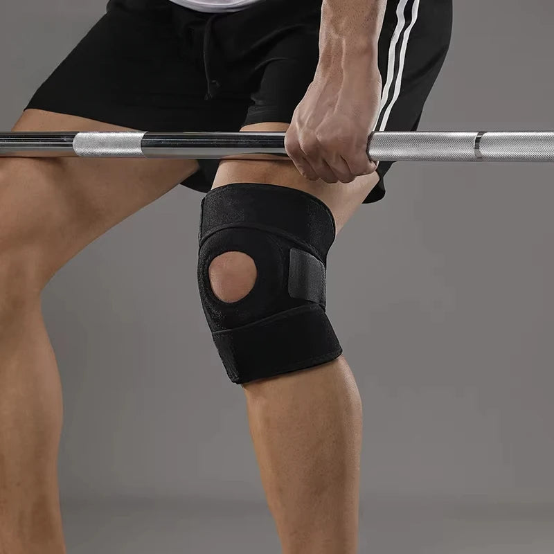 1 piece of sports and fitness knee pad, knee cap with adjustable knee support