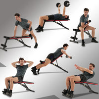 Banc de Musculation Pliable Réglable