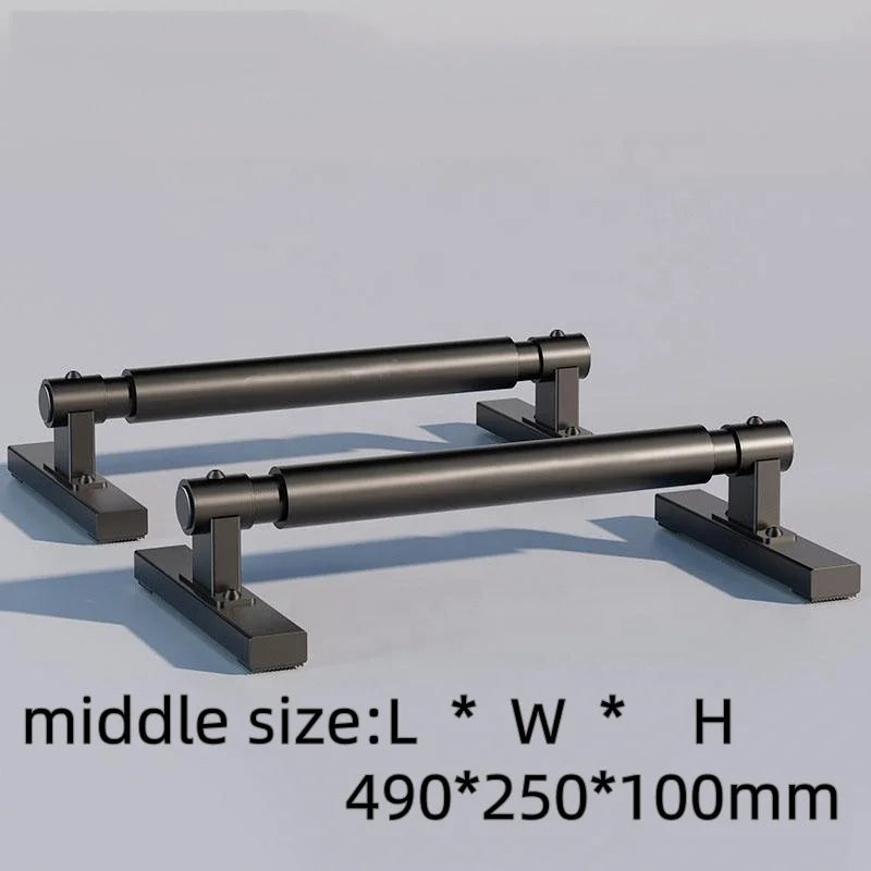 Calisthenics Home Gym Steel Parallettes Fitness Equipment Pull Up Bar Parallettes Sets  Steel Parallel Ladder for Home Gym Use
