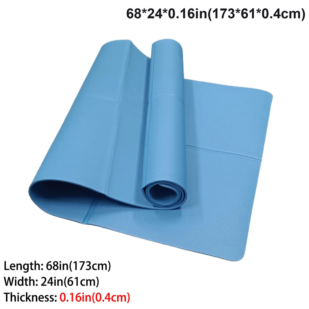 Foldable Yoga Mat Eco Friendly EVA Folding Travel Fitness Exercise Mat 3mm/4mm/6mm Thicknesses for Yoga Pilates & Floor Workouts