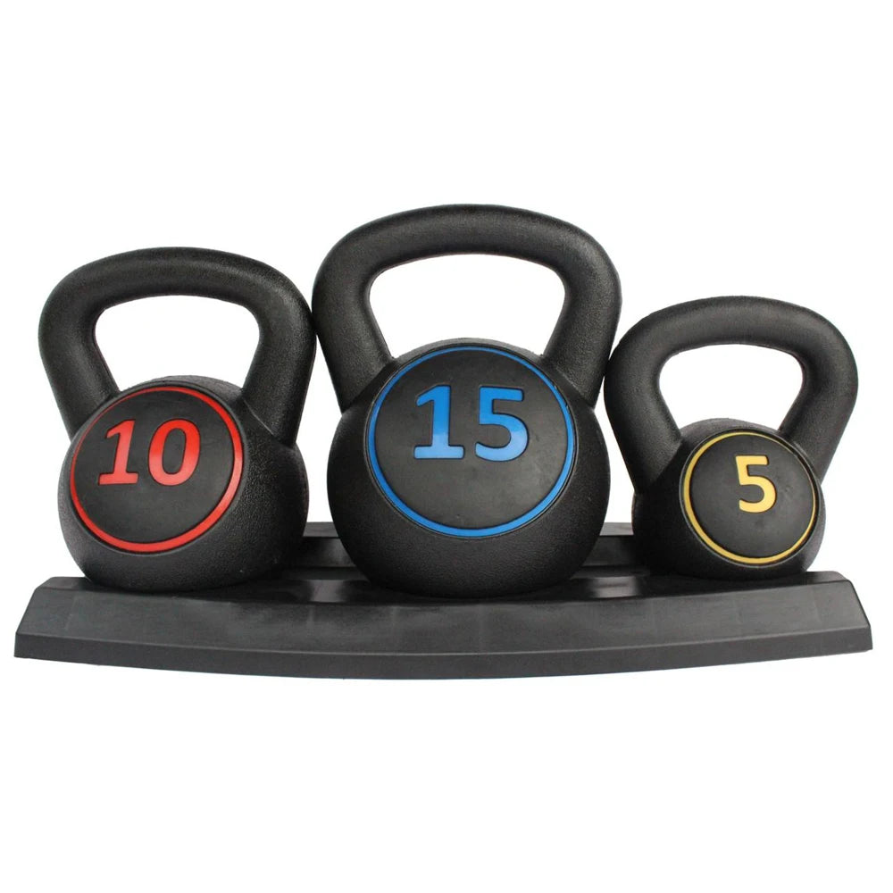 Lot de 3 Kettlebells