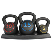Lot de 3 Kettlebells