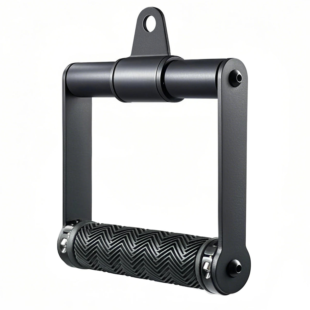 1 Pcs Double D Handle Fitness Gym Equipment with 360 Swivel Soft Rubber Grip for Home Exercise Cable Machine Attachments