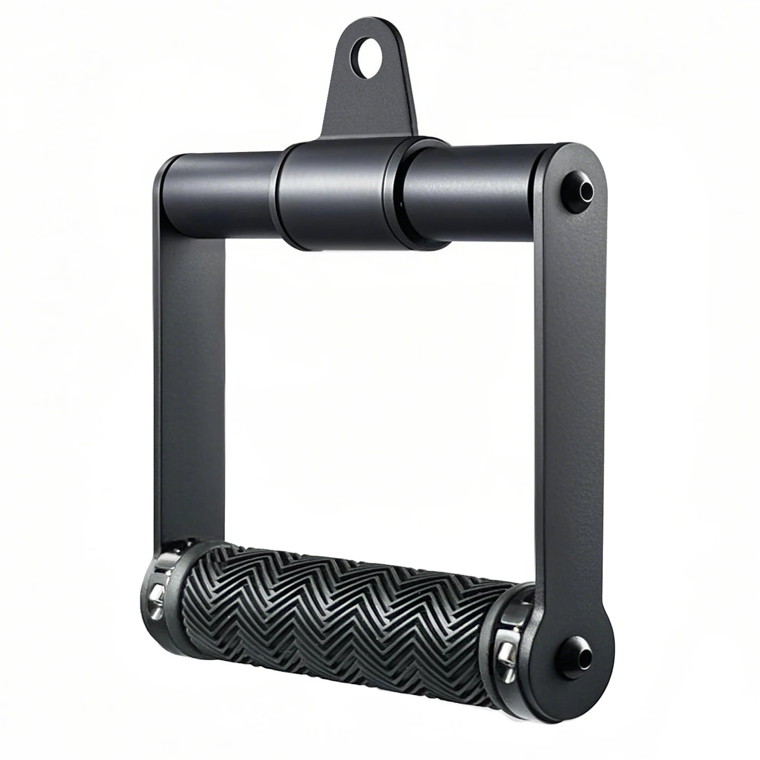 1 Pcs Double D Handle Fitness Gym Equipment with 360 Swivel Soft Rubber Grip for Home Exercise Cable Machine Attachments