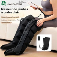 Air Pressure Leg Massager Foot Massage Boots Kneading Squeeze Deep Relaxation Calf With Remote Control