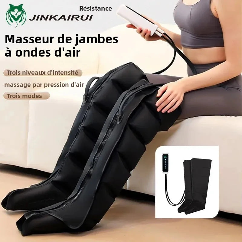 Air Pressure Leg Massager Foot Massage Boots Kneading Squeeze Deep Relaxation Calf With Remote Control