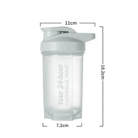 Portable Shaker Cup for Men and Women Protein Powder Replacement Milkshake Mixing Cup Fitness Sports Water Cup Scale Bottle