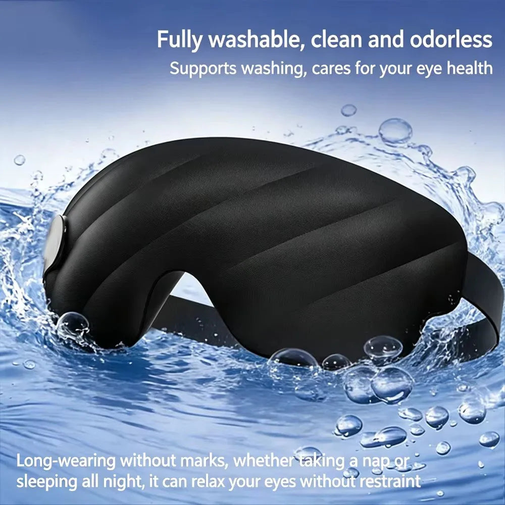 Mask For Sleep 3D Eye Mask Contoured Cup Blindfold Concave Molded Night Eye Mask Block Out Light with Women Men Adjustable﻿ ﻿