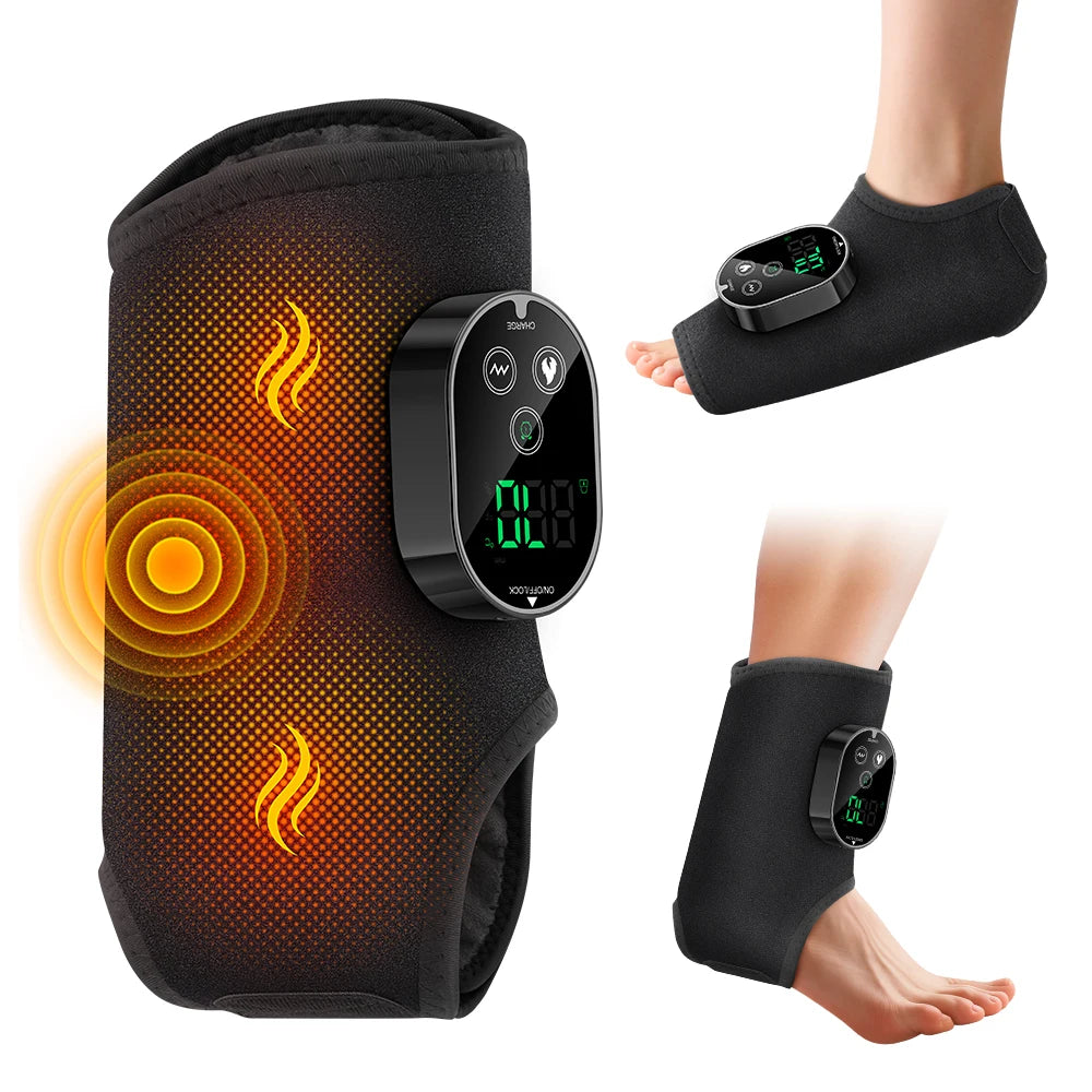 3-in-1 Vibration Massager for Ankle, Wrist & Foot，Foot Massager Suitable for Giving Gifts to Elders and Parents During Festivals