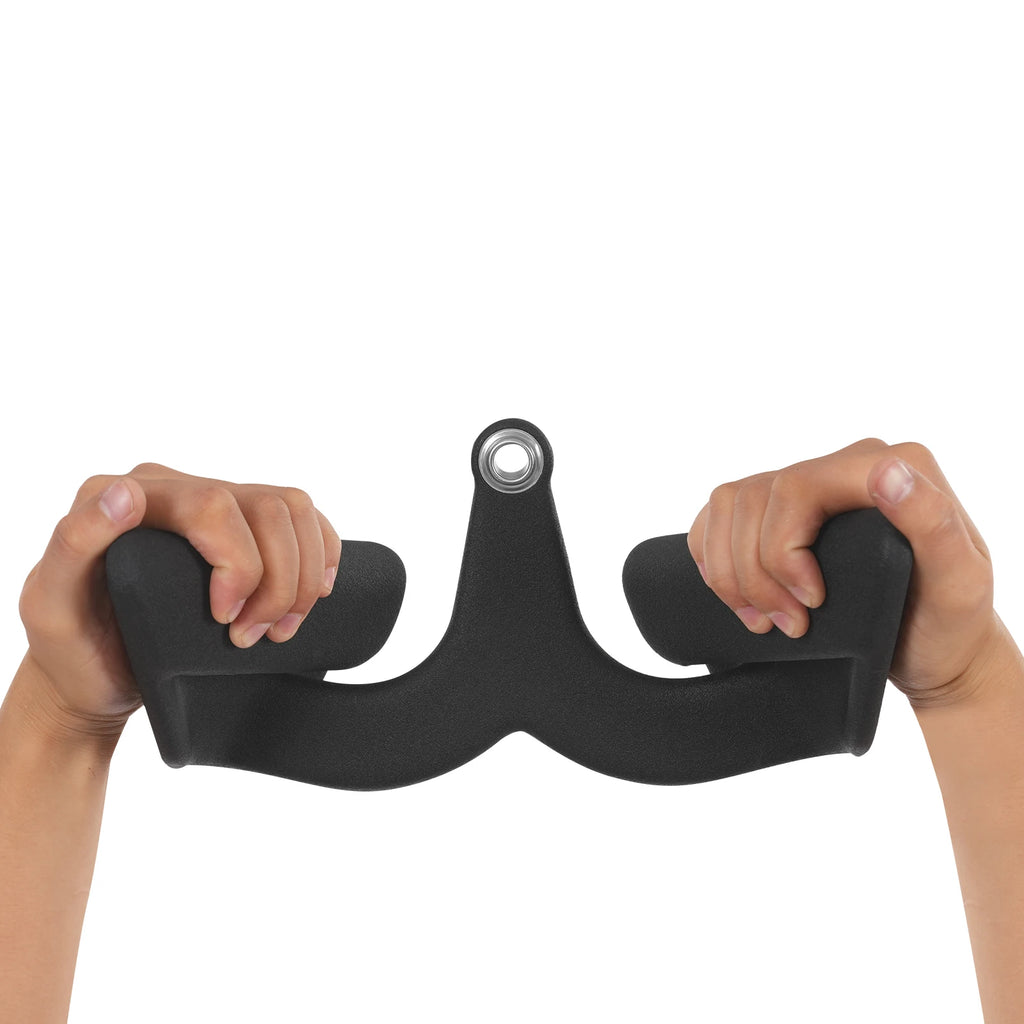 7 Pcs Pull Down Bar Attachment Home Gym Fitness V-Bar 661LBS Capacity for Biceps & Triceps ﻿ ﻿