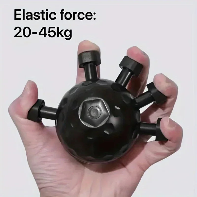 Finger Hand Strengthener Ergonomic Hand Ball Gripper Exerciser Anti Slip Finger Exerciser Ball for Musicians Athletes Climber